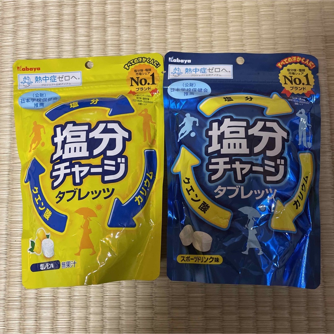 Kabaya(カバヤショクヒン)の塩分チャージタブレッツ 2袋 食品/飲料/酒の健康食品(その他)の商品写真