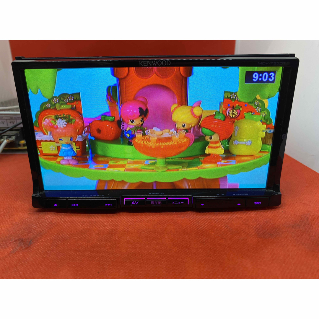 KENWOOD - KENWOOD 最上級 MDV-737DT フルセグTV 新品バックカメラ付き