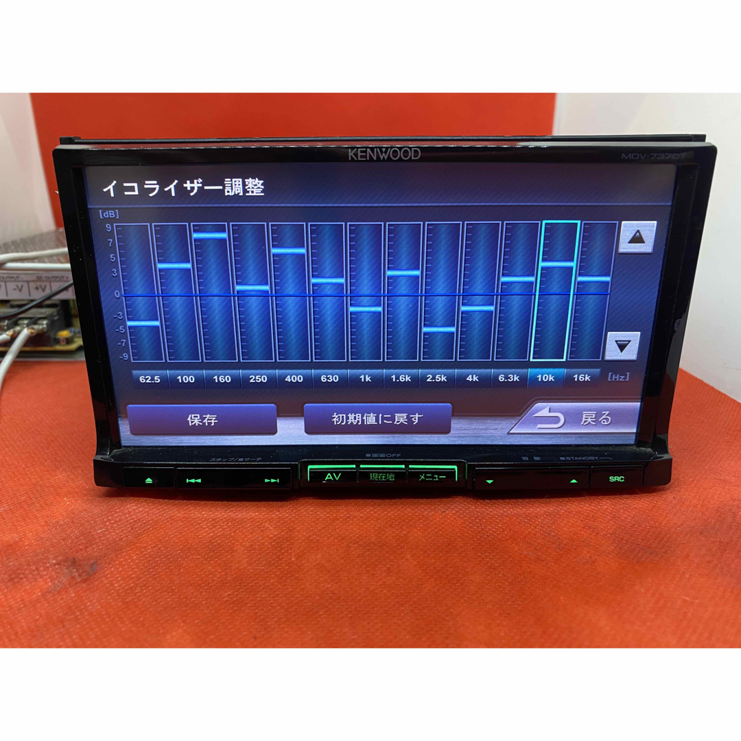 KENWOOD - KENWOOD 最上級 MDV-737DT フルセグTV 新品バックカメラ付き