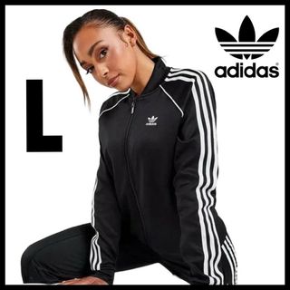 アディダス(adidas)の【プリン115様専用】adidas★トラックジャケット★ジャージ★黒★L(その他)