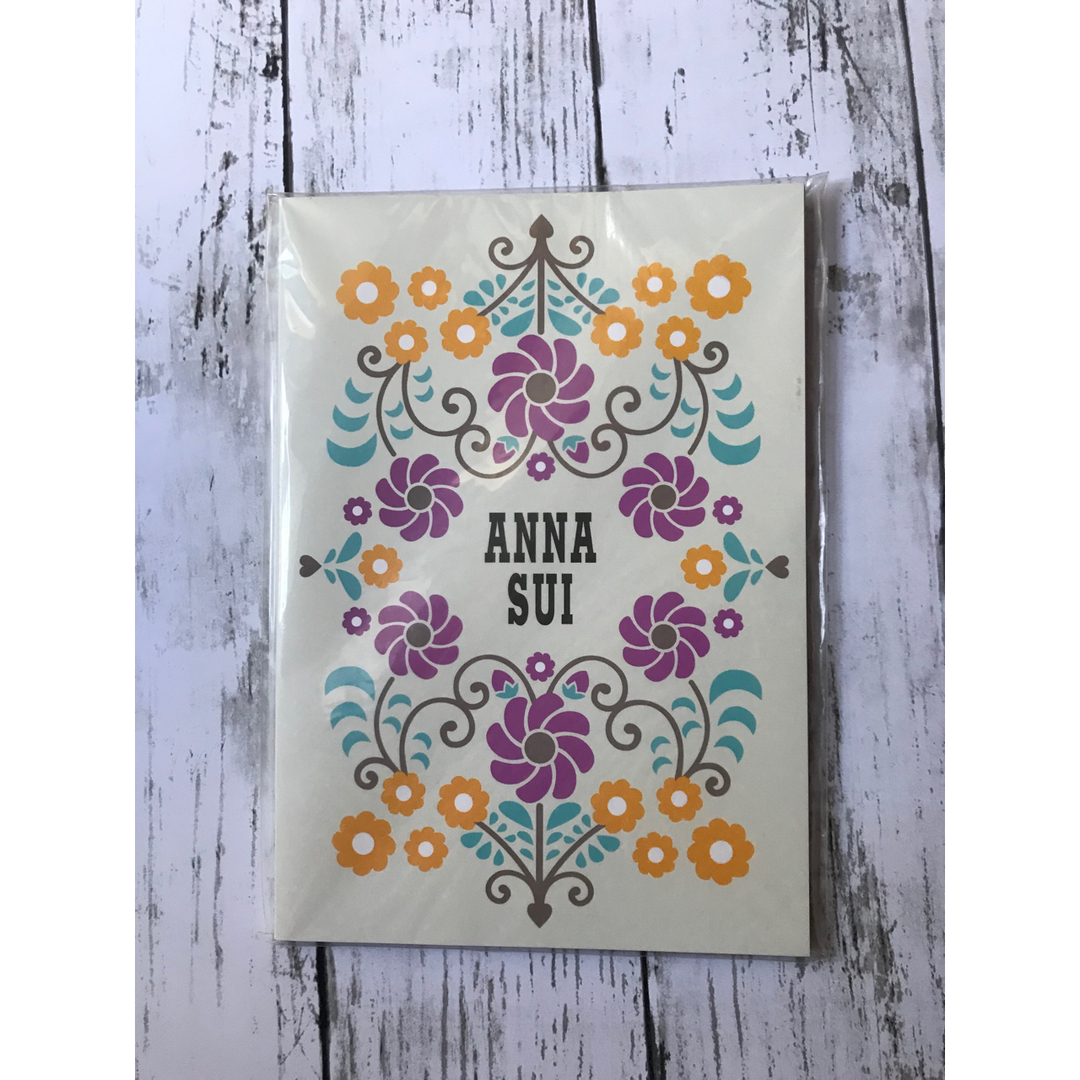 ANNA SUI(アナスイ)の【最終価格】新品 ANNA SUI クリアファイル ノート 母子手帳ケース インテリア/住まい/日用品の文房具(ノート/メモ帳/ふせん)の商品写真