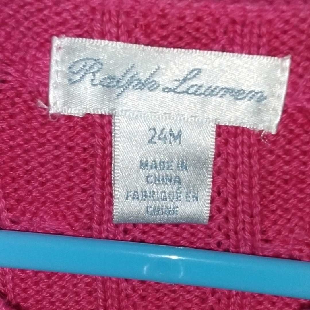 Ralph Lauren(ラルフローレン)のカーディガン　24m 90cm×2枚セット キッズ/ベビー/マタニティのキッズ服女の子用(90cm~)(カーディガン)の商品写真