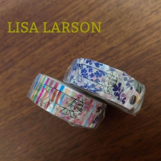 リサラーソン　マスキングテープ　マイキーパターン　2個　Lisa Larson