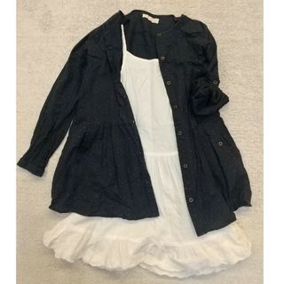 ザラキッズ(ZARA KIDS)の長袖ワンピース　zarakids 140cm(ワンピース)