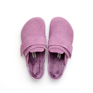 ビルケンシュトック(BIRKENSTOCK)のBIRKENSTOCK TEKLAコラボ Nagoya Suede モーブ41(サンダル)