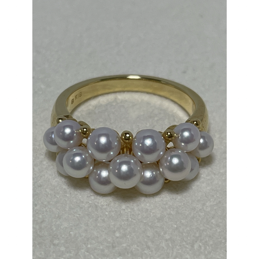 MIKIMOTO  ミキモト　ベビーパール　リング　K18