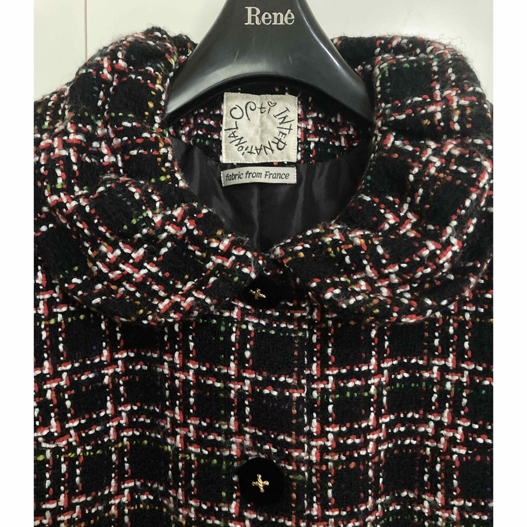 ❤️ご専用❤️最終価格‼️✨Opti✨ クリスマスカラーエレガントコート レディースのジャケット/アウター(ロングコート)の商品写真