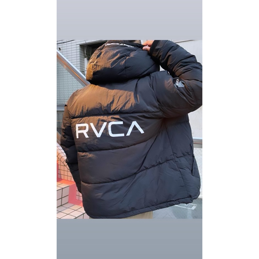 RVCA - RVCAダウンジャケット ブラックの通販 by ピース's shop