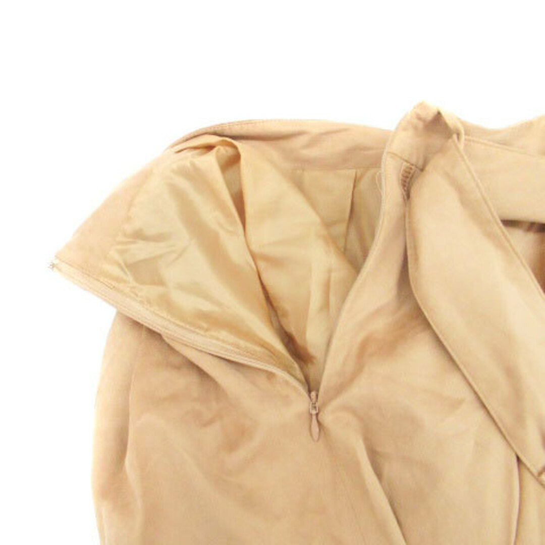 MISCH MASCH(ミッシュマッシュ)のミッシュマッシュ フレアスカート ミモレ丈 ベルト付き S 茶色 ブラウン レディースのスカート(ひざ丈スカート)の商品写真