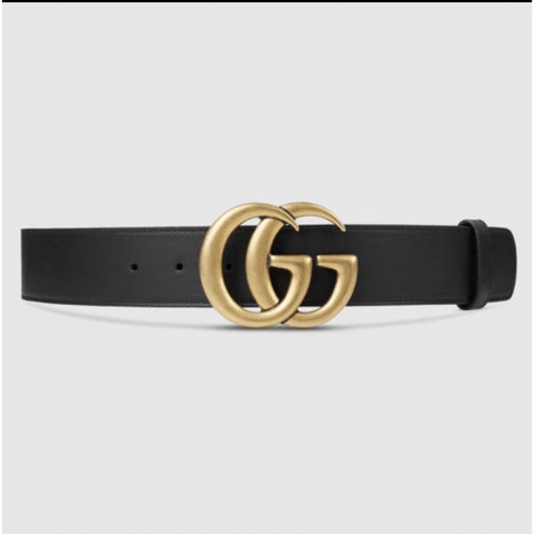 Gucci(グッチ)のGUCCI GGマーモント　ダブルGベルト レディース レディースのファッション小物(ベルト)の商品写真