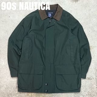 ノーティカ(NAUTICA)の90s NAUTICA ノーチカ　ノーティカ　襟レザー　ハンティングジャケット　(ブルゾン)