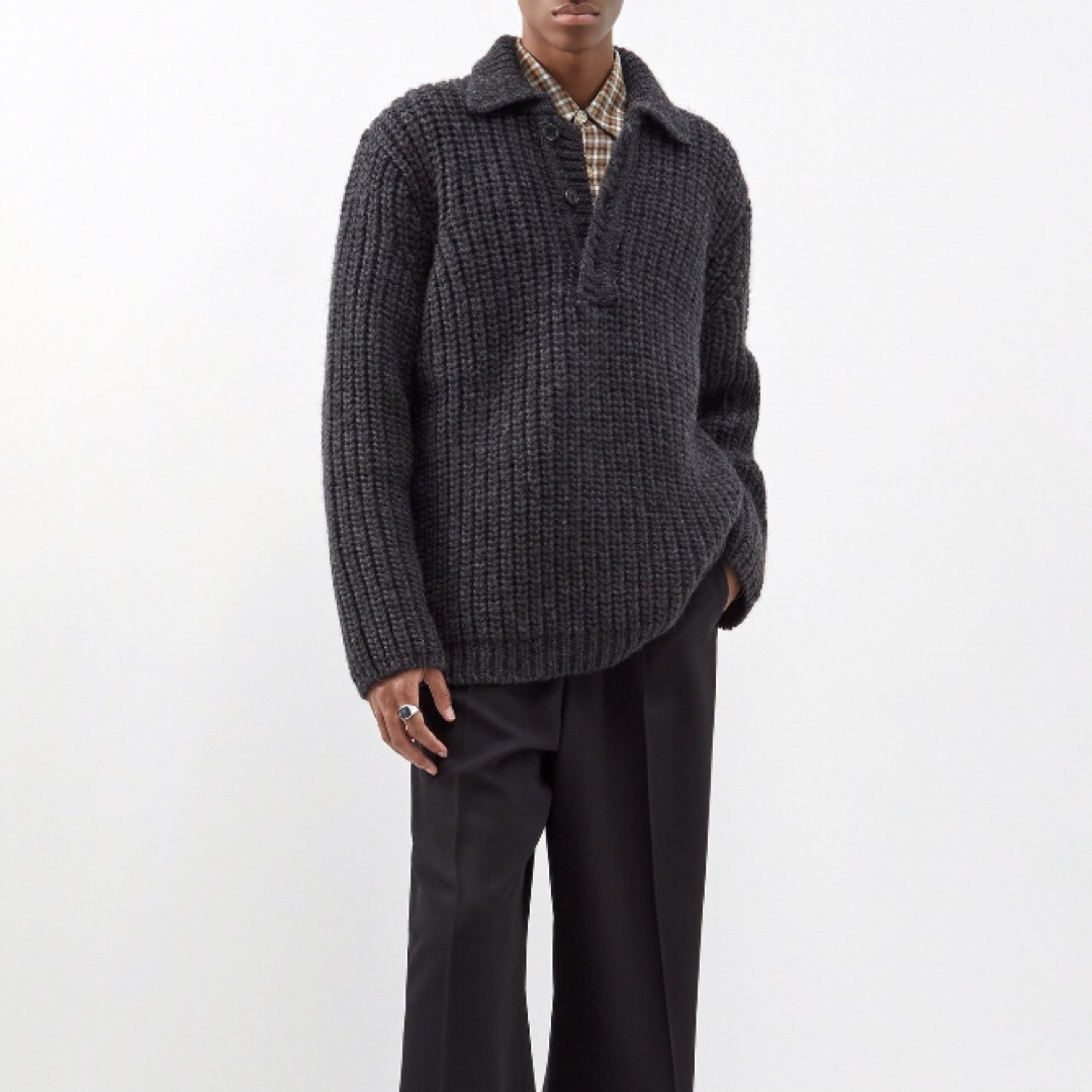 メンズ最終値下 OUR LEGACY Big Piquet cable-knit 46