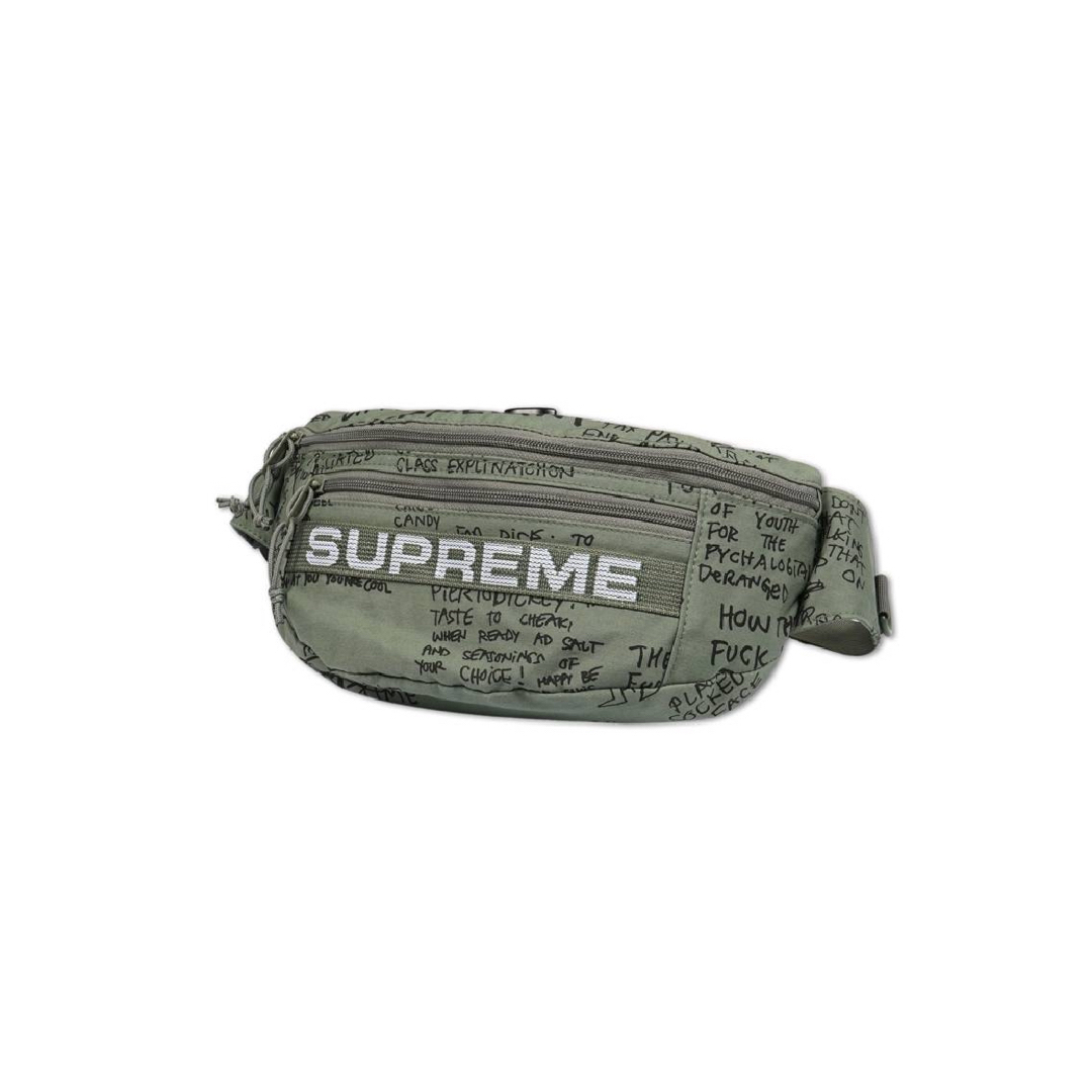 Supreme 23Ss Field Waist Bag Olive Gonz