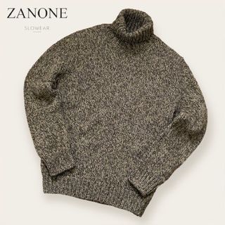 ザノーネ(ZANONE)の新品 ZANONE ザノーネ ヤク×ウール 3G タートルネック ニット 54(ニット/セーター)