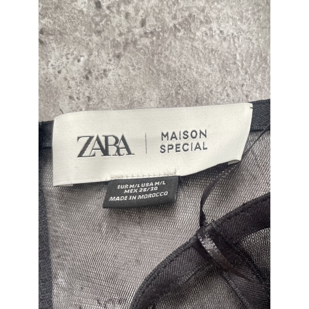 Maison Special Zara フリルチュールオーバーワンピース　M L