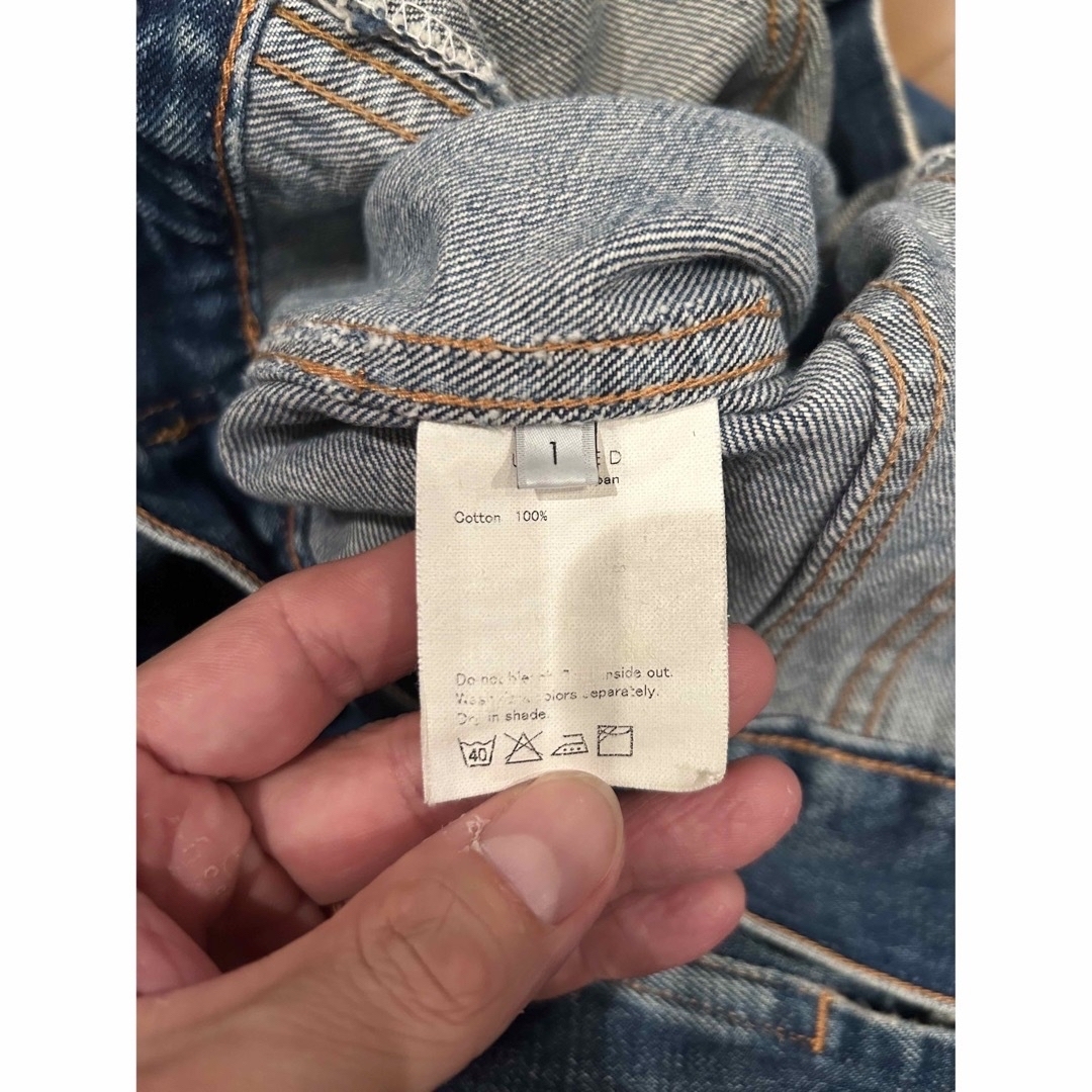 UNUSED(アンユーズド)の激レア unused アンユーズド  解体 リメイク デニムジャケット Gジャン メンズのジャケット/アウター(Gジャン/デニムジャケット)の商品写真