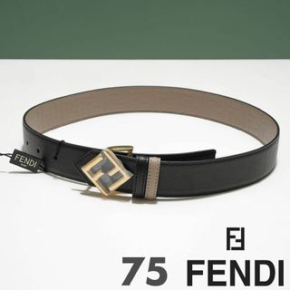 未使用　FENDI ヴィンテージ　ベルト　FF ブラウン　レディース