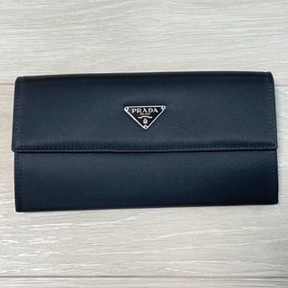 PRADA プラダ サフィアーノ オーガナイザー ブラック レザー 長財布 パスポート入れ可  メンズ 306284