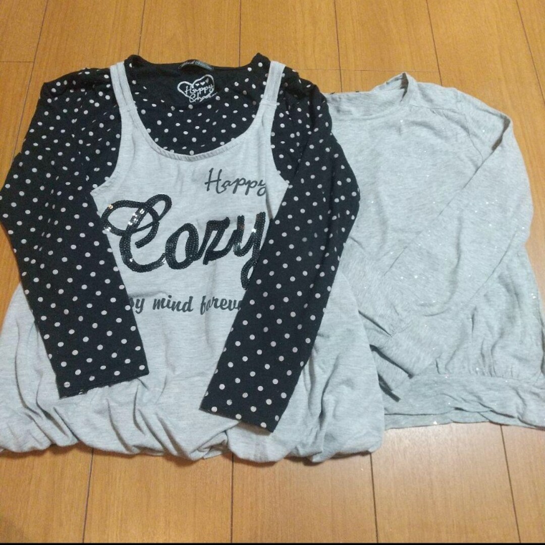 GAP(ギャップ)の女の子150 ロンT２枚セット GAP等 キッズ/ベビー/マタニティのキッズ服男の子用(90cm~)(Tシャツ/カットソー)の商品写真