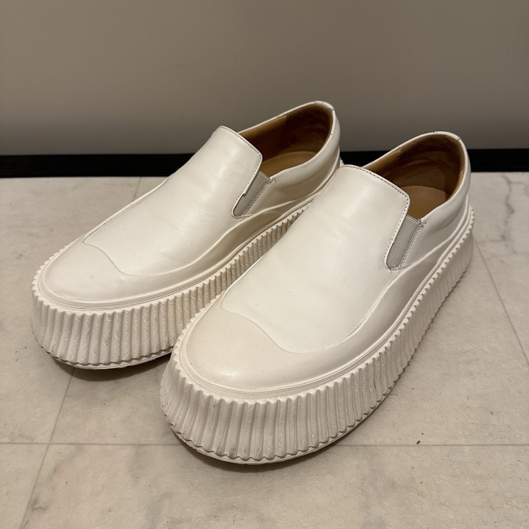 【美品】JIL SANDER ジルサンダー プラットフォームスニーカー 39