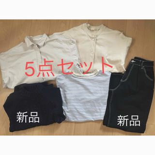 アメリカンホリック(AMERICAN HOLIC)の【24時間以内発送可】5点レディース冬物セットニット　トレーナー　シャツ　ロンT(ニット/セーター)