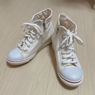 コンバース(CONVERSE)のコンバース風インソールスニーカー×ホワイト(スニーカー)