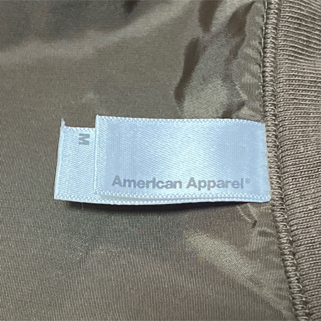 American Apparel(アメリカンアパレル)のアメリカンアパレル✨ナイロンジャケット ジャンパー ブラウン M ファスナー レディースのジャケット/アウター(ナイロンジャケット)の商品写真