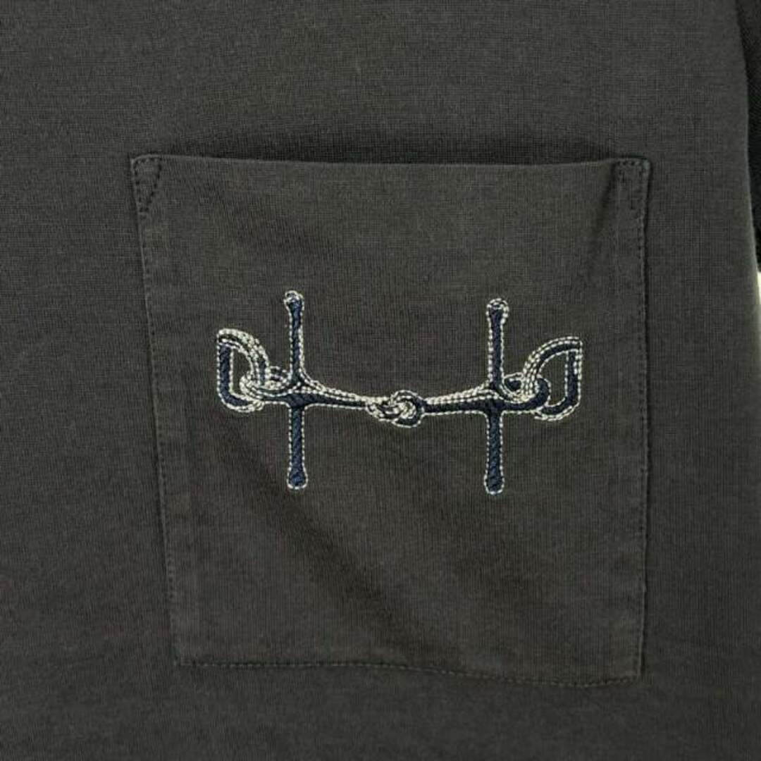 エルメス　Tシャツ　ポケット刺繍　36