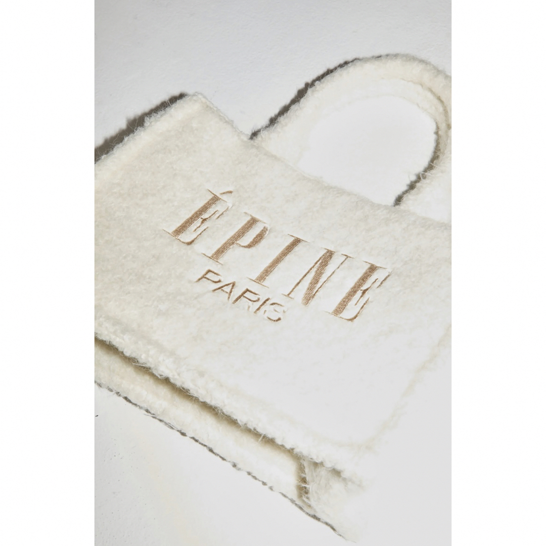 épine - ÉPINE PARIS BAG medium fur ivoryの+anai.it