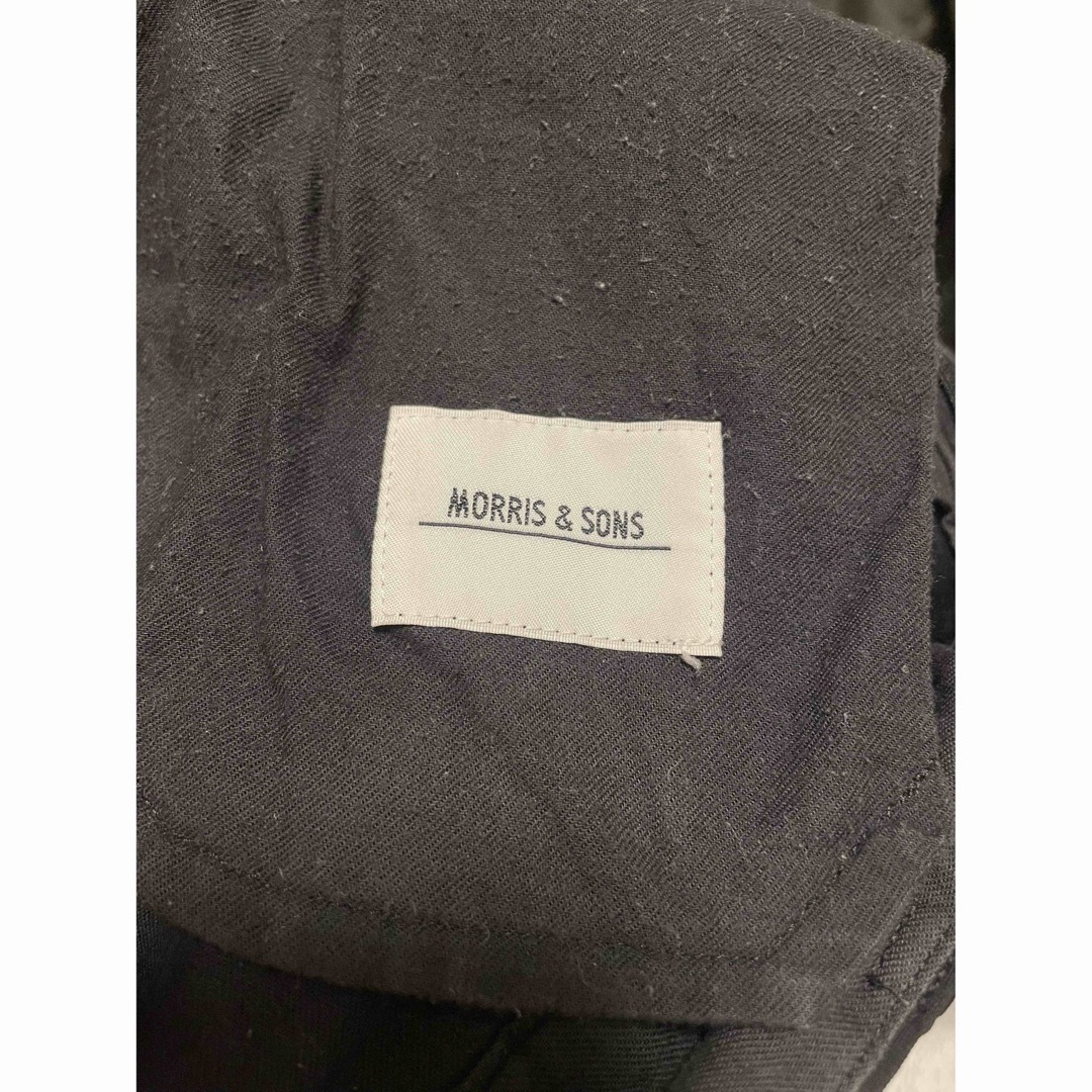 MORRIS & SONS(モリスアンドサンズ)のMORRIS & SONS スラックス黒　 メンズのパンツ(スラックス)の商品写真