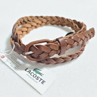 ラコステ(LACOSTE)の新品未使用 LACOSTE 牛革 ベルト レディース(ベルト)