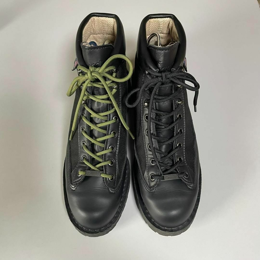 ダナーDannerブーツ 靴紐セット 黒＆オリーブ ワークブーツ ミリタリ 革靴 メンズの靴/シューズ(ブーツ)の商品写真