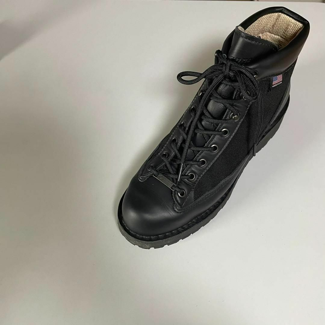 ダナーDannerブーツ 靴紐セット 黒＆オリーブ ワークブーツ ミリタリ 革靴 メンズの靴/シューズ(ブーツ)の商品写真