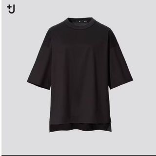 ユニクロ(UNIQLO)の【ceci様】スーピマコットンオーバーサイズT　＋J　UNIQLO　新品タグ付き(カットソー(半袖/袖なし))