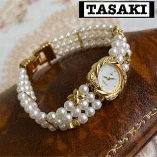 TASAKI - 稼働! TASAKI☆タサキ 3連 ベビーパール ダイヤ