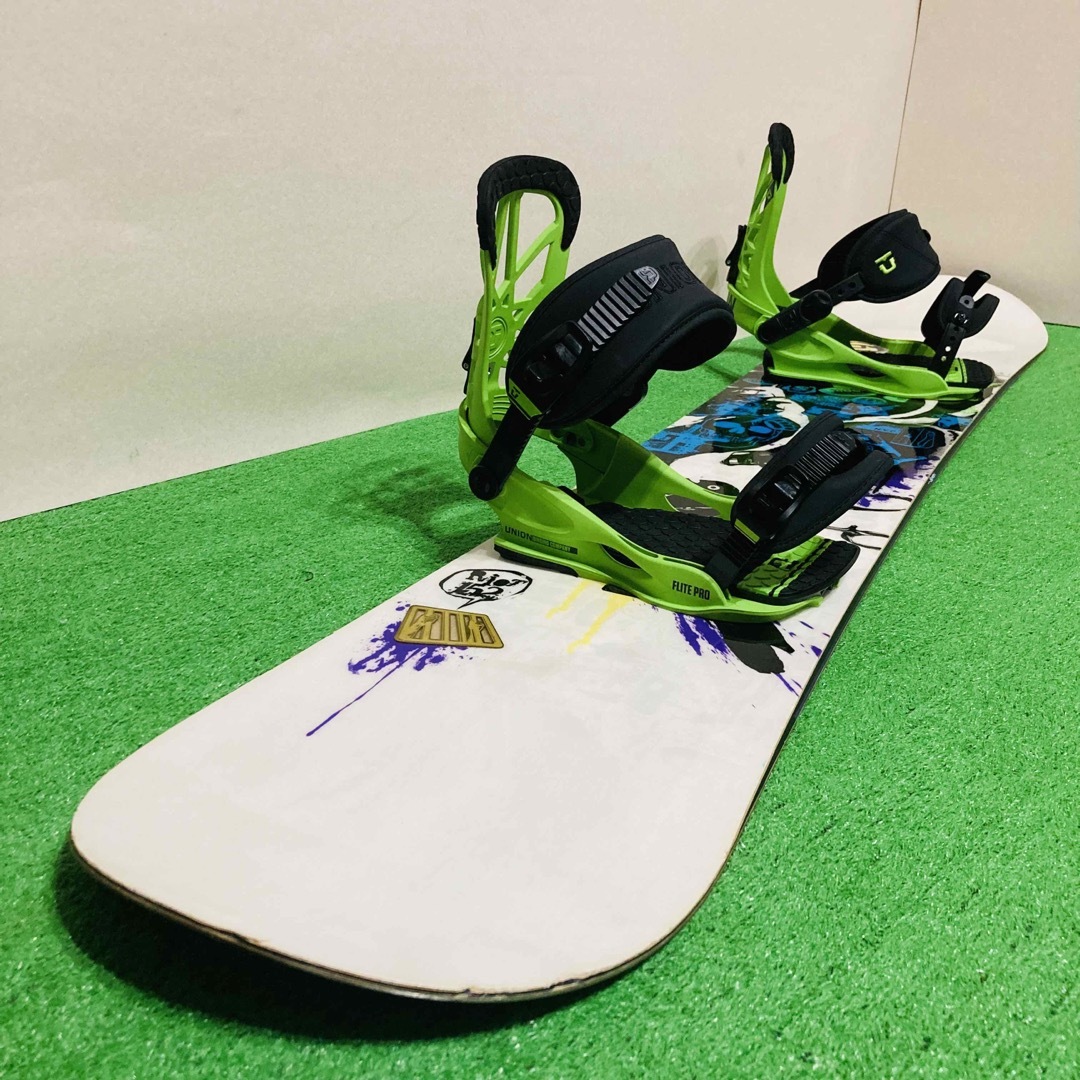 SALOMON(サロモン)のサロモン RIOT × ユニオン FLITE PRO スノーボード メンズ スポーツ/アウトドアのスノーボード(ボード)の商品写真