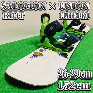 サロモン(SALOMON)のサロモン RIOT × ユニオン FLITE PRO スノーボード メンズ(ボード)