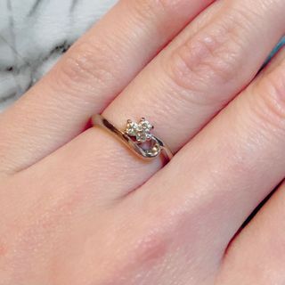 現品のみ　エタニティリング　9号指輪　ダイヤモンド　k10  レディース　結婚