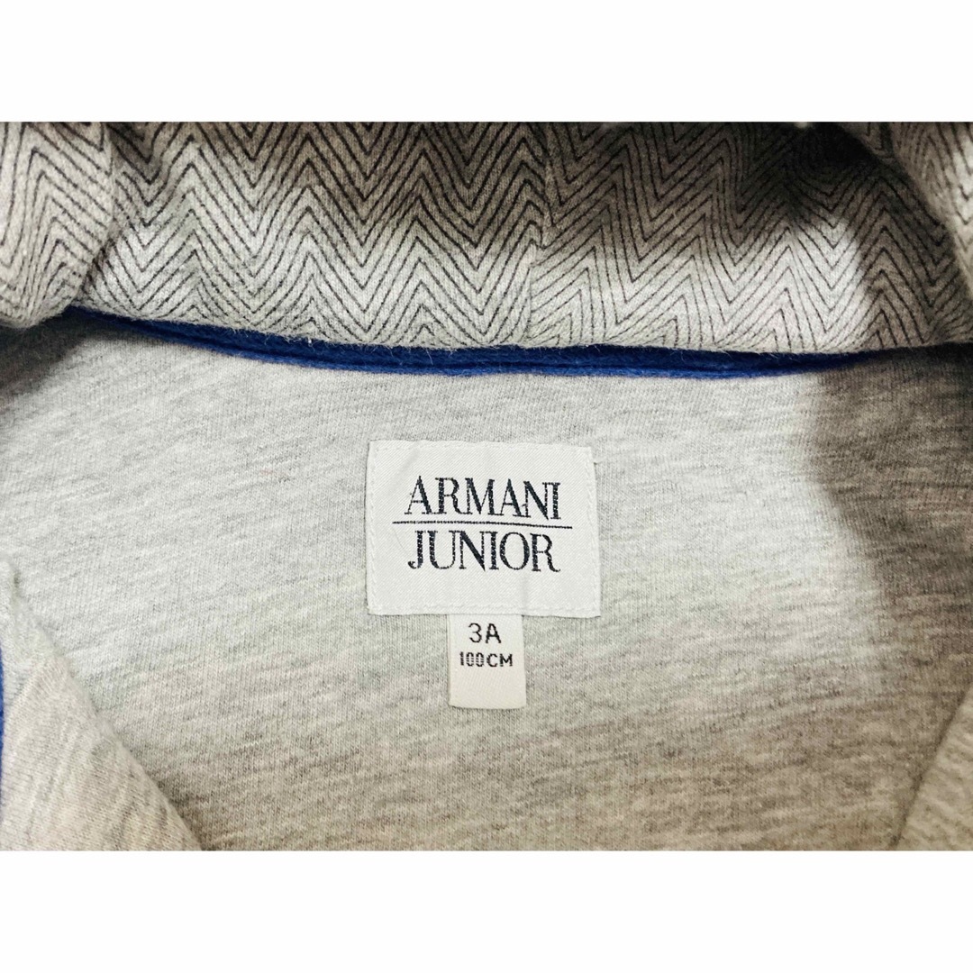 ARMANI JUNIOR(アルマーニ ジュニア)の☆アルマーニジュニア☆　ボアジップパーカー　100cm キッズ/ベビー/マタニティのキッズ服男の子用(90cm~)(ジャケット/上着)の商品写真