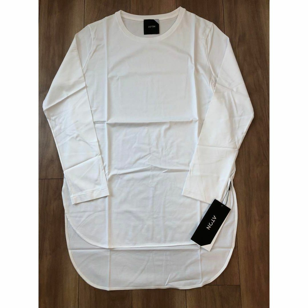 ATON - 【新品】☆ATON☆エイトン☆ラウンドヘムTシャツ☆長袖