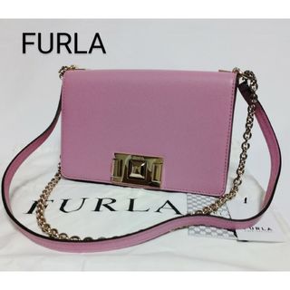 フルラ(FURLA)のフルラ FURLA ショルダーバッグ クロスボディー  ピンク チェーン ミニ(ショルダーバッグ)
