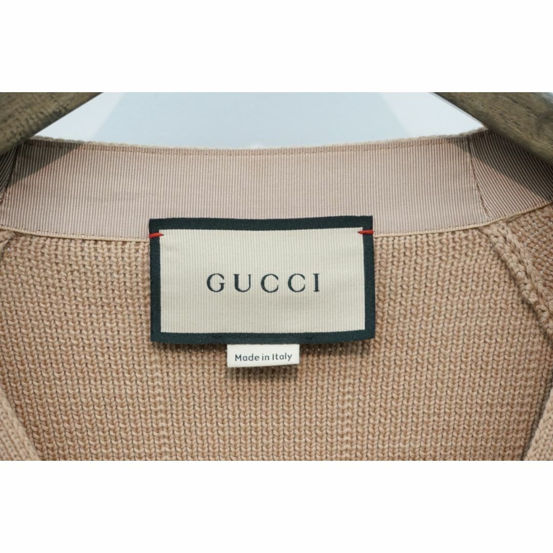 極美品正規 21AW GUCCIグッチ ニット カーディガン セーター304N▲