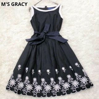 美品 M'S GRACY エムズグレイシー ワンピースワンピース