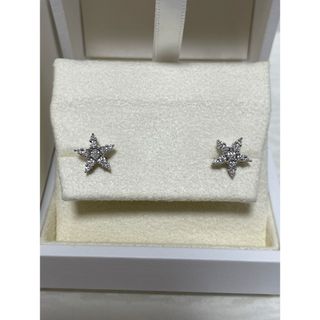 タサキ(TASAKI)のタサキ　スター×ダイヤ　ピアス　K18  美品(ピアス)