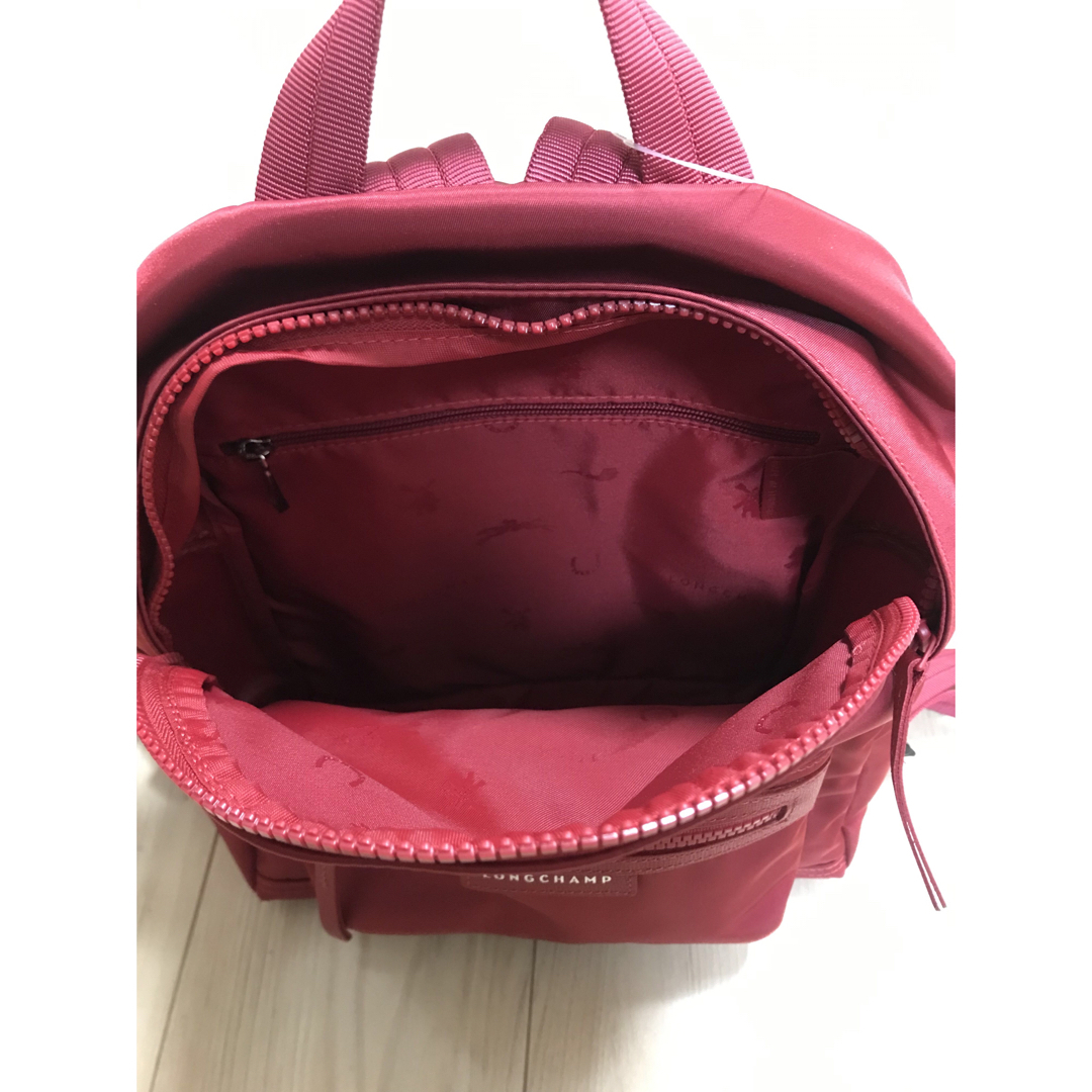 LONGCHAMP(ロンシャン)のLONGCHAMP ル・プリアージュ ネオ リュックS レッド  レディースのバッグ(リュック/バックパック)の商品写真