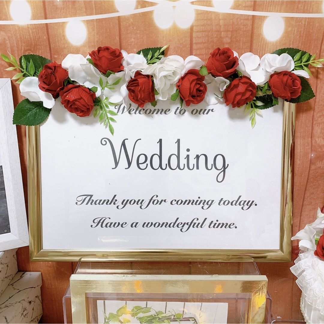 受注製作 No.1031 ウェルカムスペース 結婚式 まとめ売り ハンドメイドのウェディング(ウェルカムボード)の商品写真