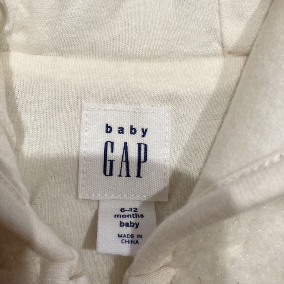 babyGAP(ベビーギャップ)のbaby GAP くま耳もこもこカバーオール キッズ/ベビー/マタニティのベビー服(~85cm)(カバーオール)の商品写真