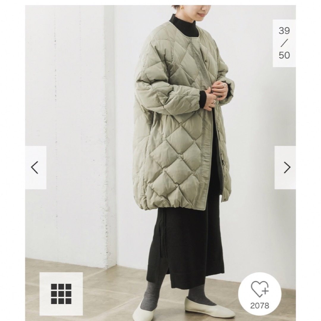 URBAN RESEARCH - 新品タグ付◉ ロングコクーンキルティング URBAN RESEARCH - 新品タグ付◉ ロングコクーンキルティング