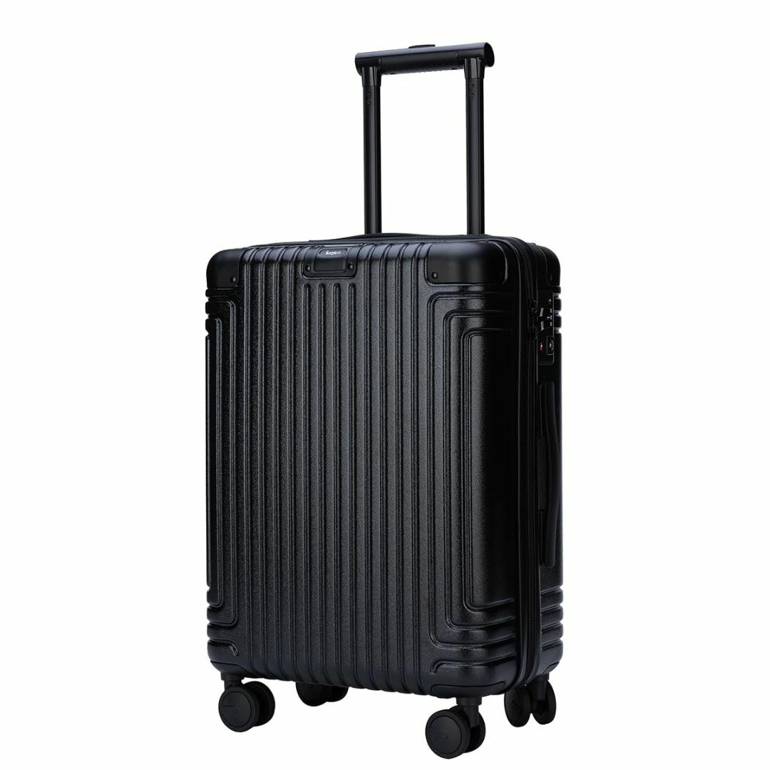 【色: ブラック】Bargiotti ABS&PCスーツケース キャリーバッグ