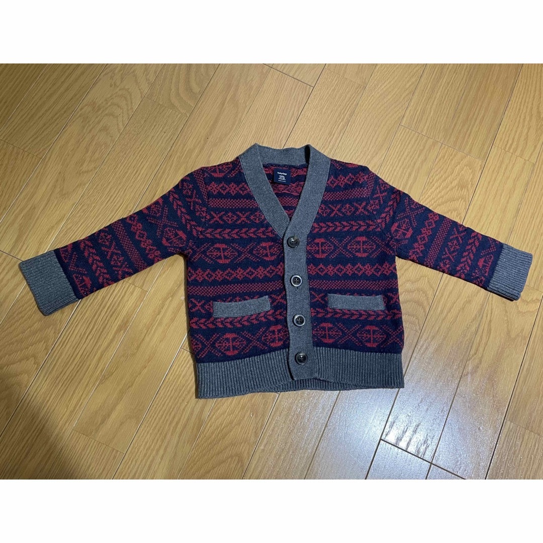 babyGAP(ベビーギャップ)のbaby Gap ニットカーディガン キッズ/ベビー/マタニティのベビー服(~85cm)(カーディガン/ボレロ)の商品写真